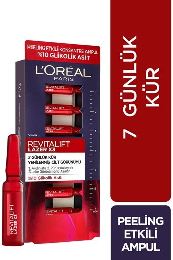 L'Oreal Paris Revitalift Lazer Leke Giderici Sıkılaştırıcı Krem Şişe Yüz Peelingi