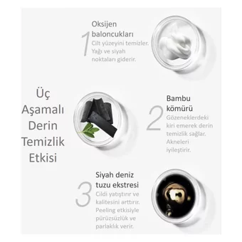 Jomtam Bubble Krem Maske Yüz Peelingi 4x25 ml