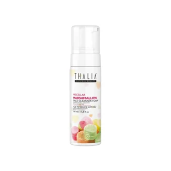 Thalia Doğal Marshmallow Özlü Siyah Nokta Karşıtı Köpük Şişe Yüz Peelingi 200 ml