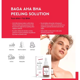 Baga Aha Bha Serum Şişe Yüz Peelingi 30 ml