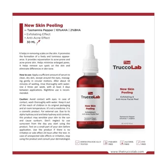 The Trucco Lab New Skin Peeling Leke Giderici Serum Şişe Yüz Peelingi 30 ml