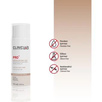 Cliniclab Pro Exfoliating Arındırıcı Jel Şişe Yüz Peelingi 100 ml