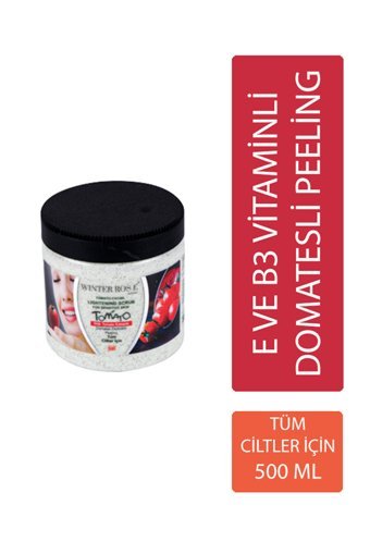 Winter Rose Domates Ekstraktlı Kumlu Krem Kavanoz Yüz Peelingi 500 ml