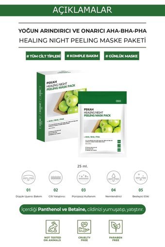 Pekah Aha-Bha-Pha Kağıt Yüz Maskesi 25 ml