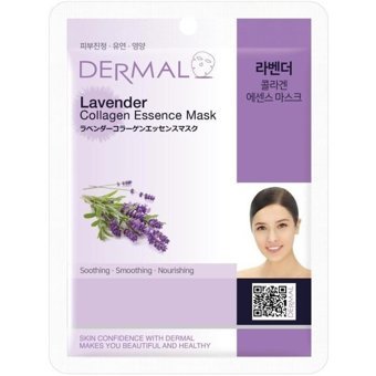 Dermal Collagen Lavender Nemlendiricili Kağıt Yüz Maskesi 23 gr