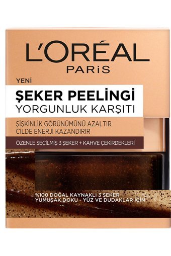 L'Oreal Paris Yorgunluk Karşıtı Krem Kavanoz Yüz Peelingi 50 ml