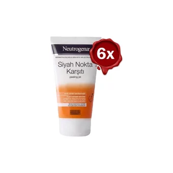 Neutrogena Siyah Nokta Karşıtı Siyah Nokta Karşıtı Leke Giderici Sıkılaştırıcı Jel Maske Yüz Peelingi 6x150 ml