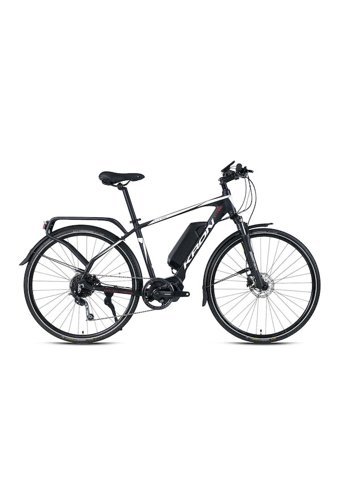 Kron ETX 500 250 W 100 Km Menzil 9 Vites Elektrikli Şehir / Tur Bisiklet Siyah Gri