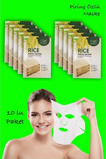 Xolo Pirinç Rice İpek Protein Özlü Ton Eşitleyici Nemlendiricili Kağıt Yüz Maskesi 30 ml