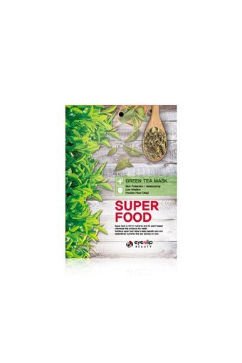 Eyenlip Beauty Super Food Yeşil Çay Özlü Nemlendiricili Kağıt Yüz Maskesi