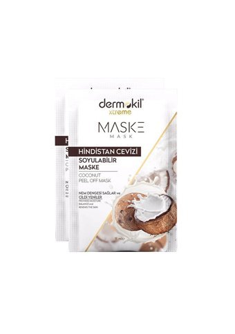 Dermokil Nemlendiricili Soyulabilir Kağıt Yüz Maskesi 2x15 ml