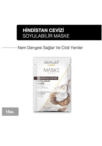 Dermokil Nemlendiricili Soyulabilir Kağıt Yüz Maskesi 2x15 ml