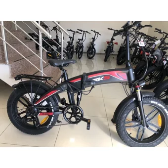 RKS Rd8 250 W 80 Km Menzil 7 Vites Elektrikli Şehir / Tur Bisiklet Siyah Kırmızı