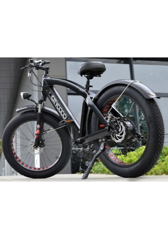 Citycoco Fatbike 250 W 40 Km Menzil 7 Vites Elektrikli Şehir / Tur Bisiklet Siyah