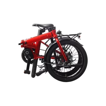 Dahon Unio E20 200 W 50 Km Menzil 9 Vites Katlanır Elektrikli Şehir / Tur Bisiklet Siyah Kırmızı