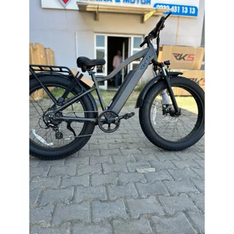 RKS HS15 750 W 60 Km Menzil 7 Vites Elektrikli Dağ Bisiklet Gri