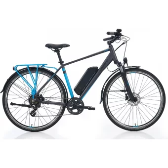 Carraro E Line E Life 250 W 7 Vites Elektrikli Şehir / Tur Bisiklet Siyah Turkuaz