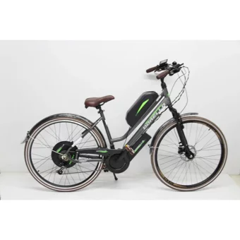 Dorello 750 W 90 Km Menzil 21 Vites Elektrikli Şehir / Tur Bisiklet Gri Yeşil