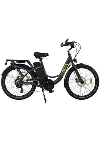 Volta Vb7 250 W 100 Km Menzil 7 Vites Elektrikli Şehir / Tur Bisiklet Siyah