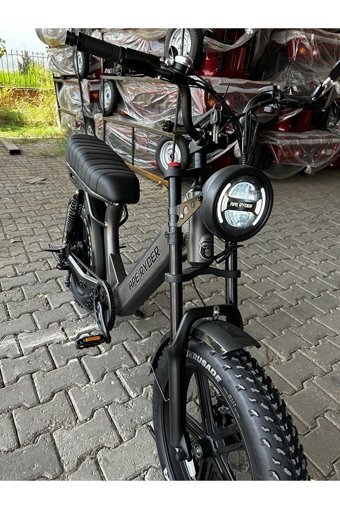 Ape Ryder Ryder Md-10 250 W 80 Km Menzil 7 Vites Elektrikli Şehir / Tur Bisiklet Gri Kırmızı