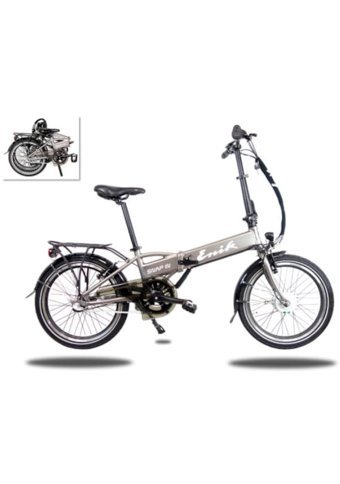 Enik Bikes Snap In 250 W 50 Km Menzil 3 Vites Katlanır Elektrikli Şehir / Tur Bisiklet Gri