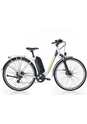 Carraro E-Line eComfort 520H Kadro 250 W 45 Km Menzil 7 Vites Elektrikli Şehir / Tur Bisiklet Beyaz Gri