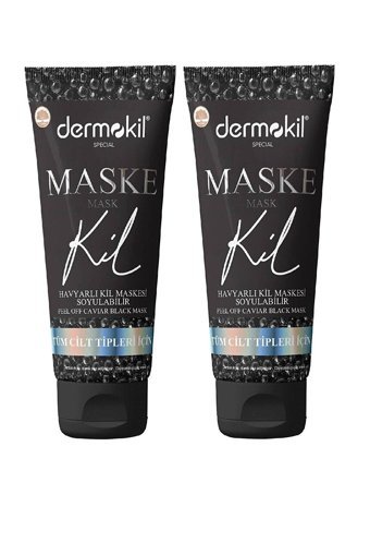 Dermokil Peel Of Caviar Killi Nemlendiricili Soyulabilir Krem Yüz Maskesi 2x75 ml