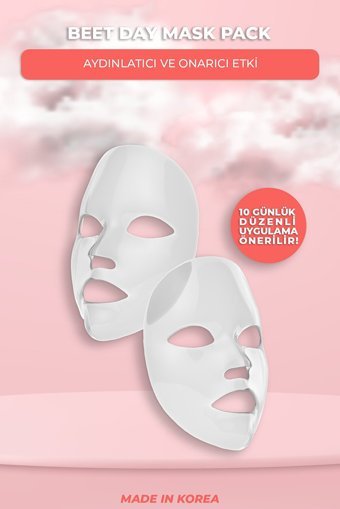 Tenzero Kore Pancarı Özlü Yoğun Nemlendirici Aydınlatıcı Ve Canlandırıcı Nemlendiricili Kağıt Yüz Maskesi 2x25 ml