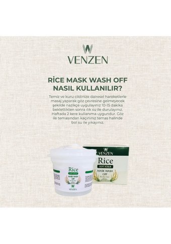 Venzen Egg White Pore Nemlendiricili Krem Yüz Maskesi 2 Adet