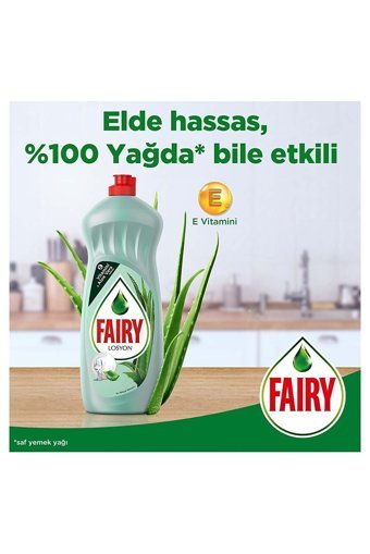 Fairy Losyon Aleo Vera Kokulu Losyonlu Sıvı El Bulaşık Deterjanı 4x1 lt