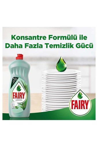 Fairy Losyon Aleo Vera Kokulu Losyonlu Sıvı El Bulaşık Deterjanı 4x1 lt