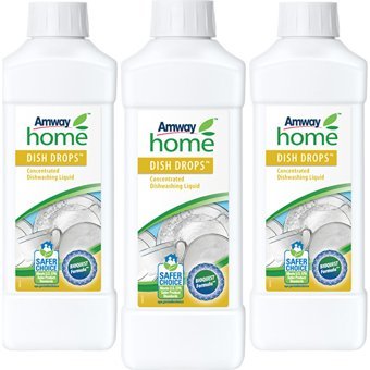 Amway Home Dish Drops Aleo Vera Kokulu Organik Sıvı El Bulaşık Deterjanı 3x1 lt