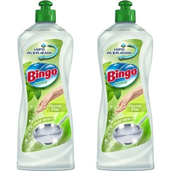 Bingo Hassas Eller Sıvı El Bulaşık Deterjanı 2x1250 ml