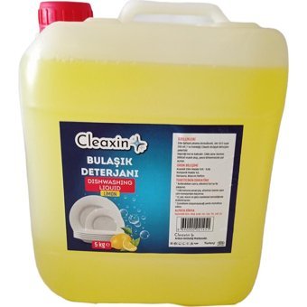 Cleaxin Limon Kokulu Sıvı El Bulaşık Deterjanı 4x5 lt