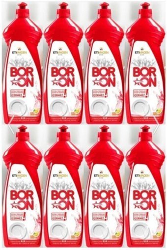 Eti Maden Boron Limon Kokulu Sıvı El Bulaşık Deterjanı 8x650 ml