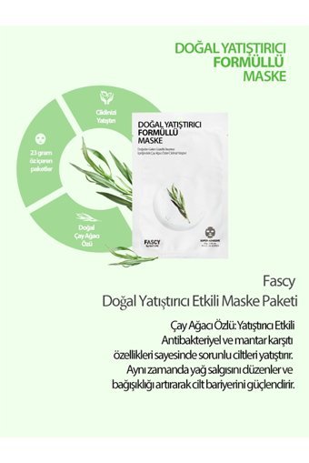 Fascy Soothıng Formula Jel Aloe Veralı Nemlendiricili Kağıt Yüz Maskesi