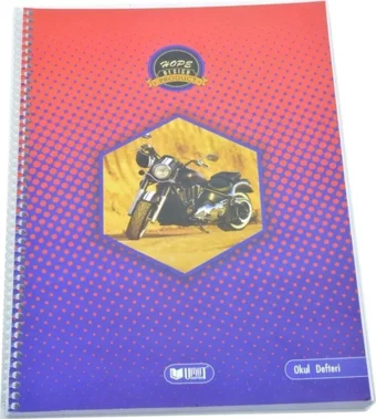 A4 Spiralli Karton Kapak Telli 120 Yp. Çizgili Defter