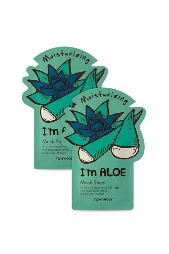 Tonymoly I'M Real Aloe Veralı Nemlendiricili Kağıt Yüz Maskesi 2 Adet