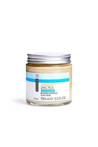 Botanicallab Zerdeçal Ve Çinko Pca Akneye Eğilimli Ciltler Için Killi Nemlendiricili Krem Yüz Maskesi 100 ml