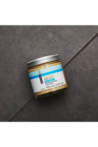 Botanicallab Zerdeçal Ve Çinko Pca Akneye Eğilimli Ciltler Için Killi Nemlendiricili Krem Yüz Maskesi 100 ml