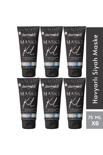 Dermokil Killi Nemlendiricili Soyulabilir Jel Yüz Maskesi 6x75 ml