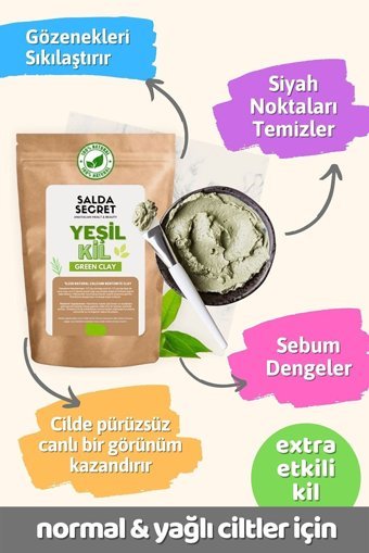 Salda Secret Indian Healing Clay Killi Toz Yüz Maskesi 100 gr