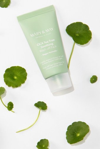 Mary & May Cica Tea Tree Yatıştırıcı Nemlendiricili Soyulabilir Jel Yüz Maskesi 30 gr