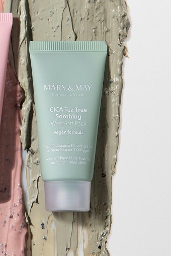 Mary & May Cica Tea Tree Yatıştırıcı Nemlendiricili Soyulabilir Jel Yüz Maskesi 30 gr