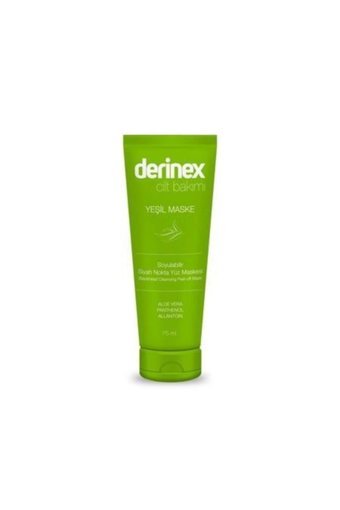 Derınex Yeşil Aloe Veralı Nemlendiricili Soyulabilir Jel Yüz Maskesi