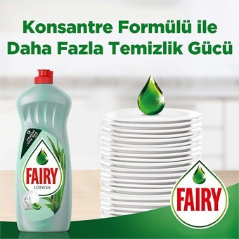 Fairy Losyon Aleo Vera Kokulu Losyonlu Sıvı El Bulaşık Deterjanı 2x1.4 lt