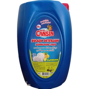 Cansın Limon Kokulu Sıvı El Bulaşık Deterjanı 4 lt