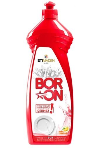 Eti Maden Boron Limon Kokulu Sıvı El Bulaşık Deterjanı 2x650 ml