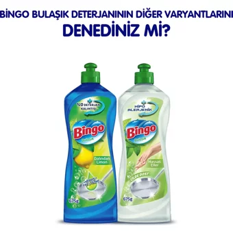 Bingo Çiçeklerin Işıltısı Çiçeksi Kokulu Sıvı El Bulaşık Deterjanı 4x675 ml