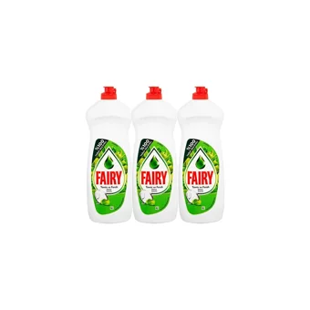 Fairy Temiz ve Ferah Elma Kokulu Sıvı El Bulaşık Deterjanı 3x650 ml